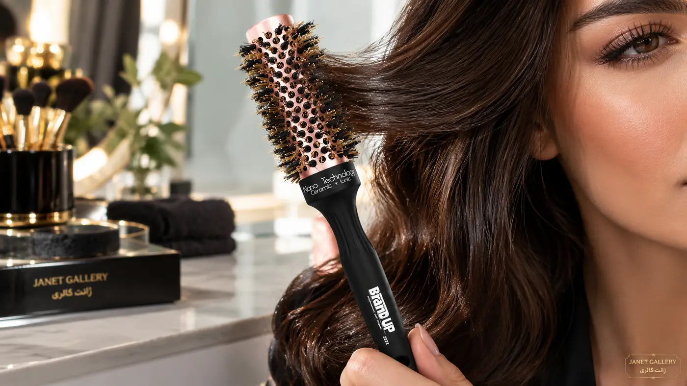 برس گرد سرامیکی برنداپ Brand UP سایز ۲۵: راهنمای انتخاب و استفاده روزانه برای استایلِ طبیعی