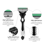 خودتراش 6 لبه دورکو مدل pace (بسته تک عددی) - Image 2