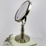 آینه رومیزی بلند استیل مات (بزرگنمایی 10x) کد854 - Image 2