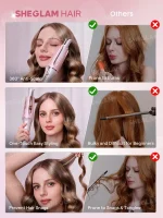 دستگاه فرکننده کرلی مو صورتی شیگلم (اورجینال) - Image 5