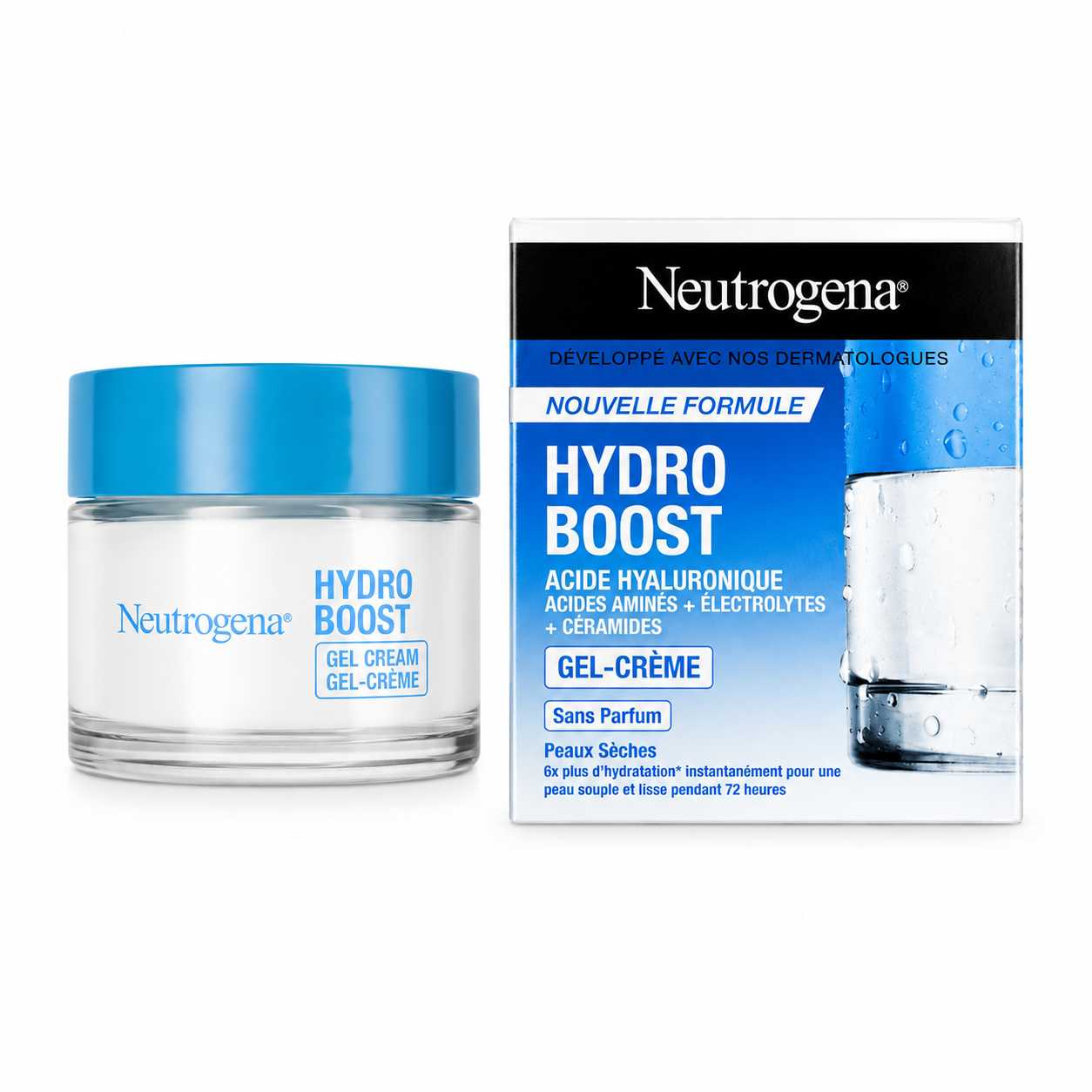 ژل کرم آبرسان صورت مدل Hydra Boost نوتروژینا