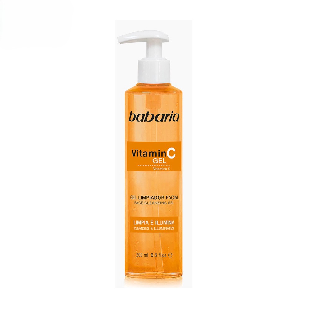 ژل-شستشو-باباریا-حاوی-ویتامین-سی-200ml ژل شستشوی صورت باباریا حاوی ویتامین سی - Image 1